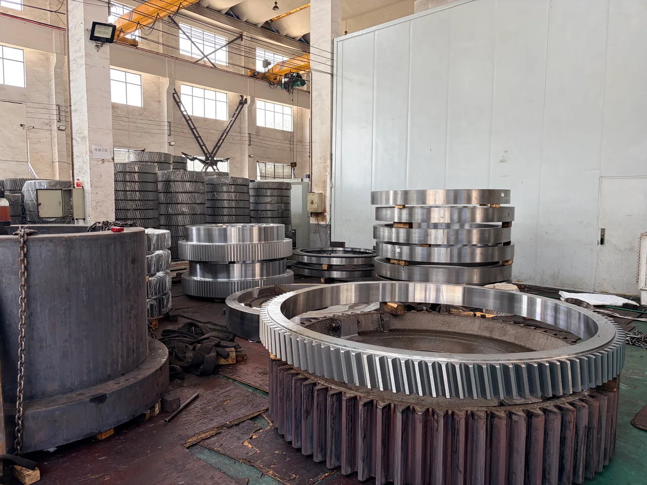 Industrial gear shown as a component illustration